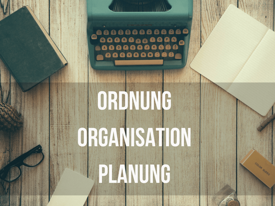 Nischenseite Ordnung Organisation Planung